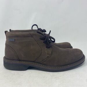 NEW Ecco Men’s Turn Brown Leather GTX Chukka Lace Up Boots Size 40